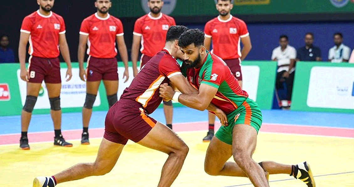 কমনওয়েলথ কাবাডি ২০২৬: রেইডে সমান ২৭-২৭, ভারতের জয় এল ১১-৩ ট্যাকল আর ছয় অল-আউট পয়েন্টে
